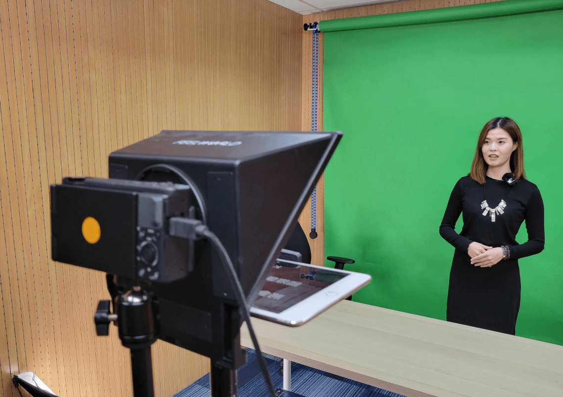 UD streaming studio equipment and filming area